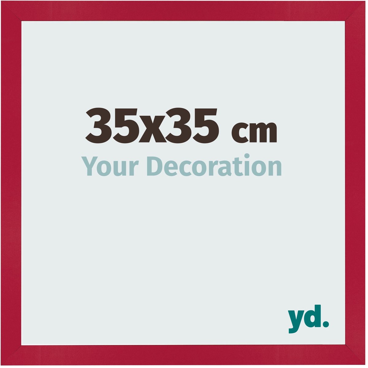 Your Decoration - Fotolijst 35x35 cm - MDF - Rood - Bologna