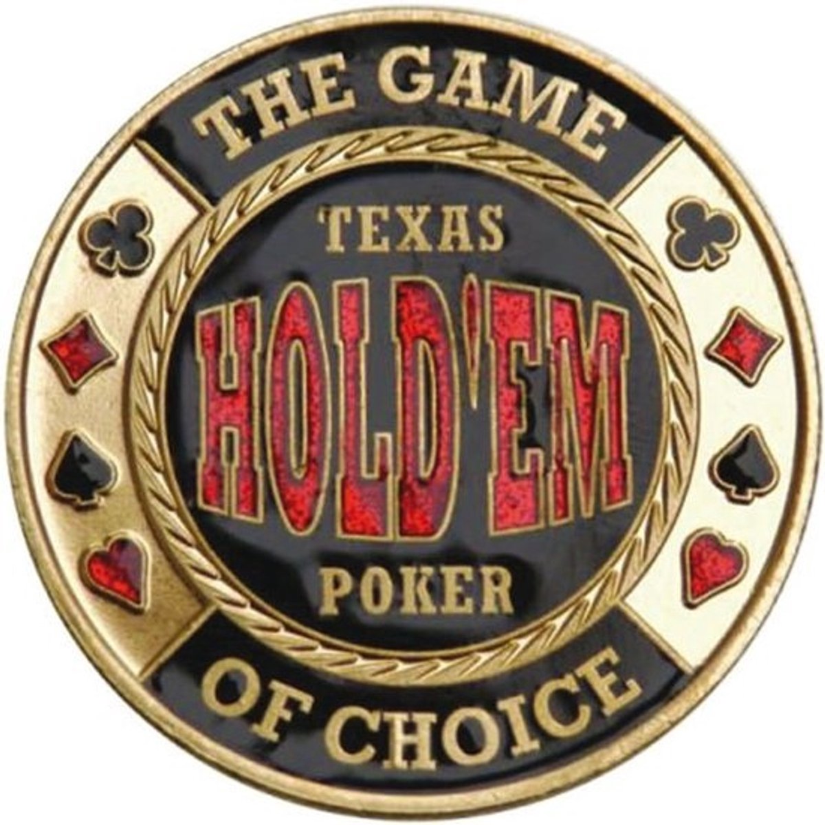 Handgeschilderde Poker Card Guard Protector voor Texas Hold'em