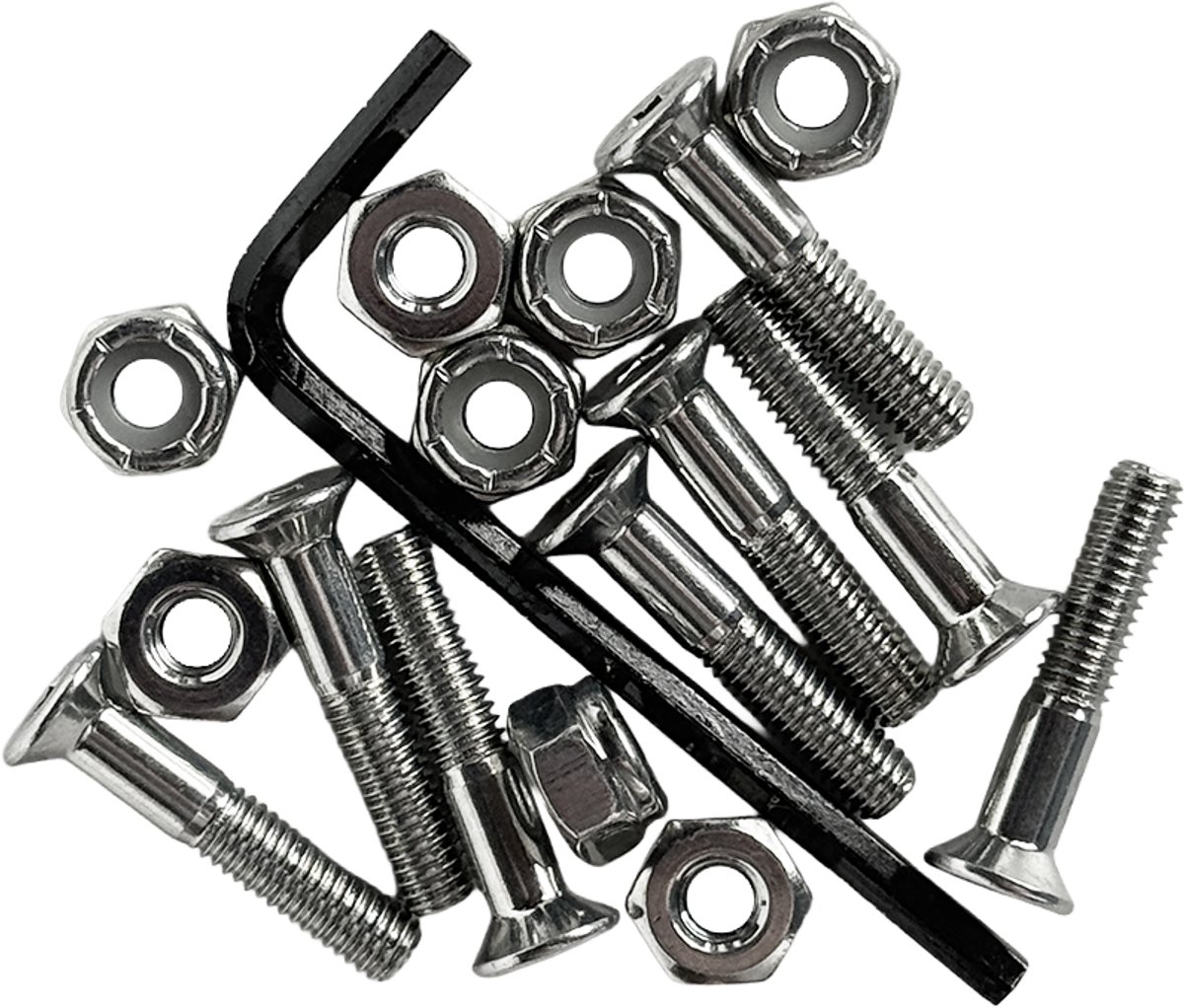 1" Allen hardware (Silver)