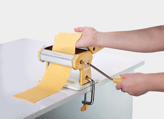 Pastamachine Handmatig - Pastamaker Keukenmachine - Verse Pasta Maken - Massieve Klem Bevestiging - Niet Gespecificeerd - Diverse Kleuren van Pastamachine — afbeelding 4