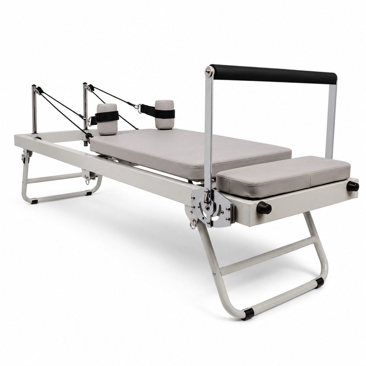 DreamGoods Pilates Reformer - Multifunctioneel Fitness Apparaat - Pilates Board - Buikspiertrainer - Fitness Board - Fitnesstrainer - Inklapbaar