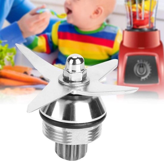 Vervangende Blender Mes, 4-Blad Extractor Mes voor Blender, Geschikt voor Diverse Modellen en Blender Onderdelen — afbeelding 2