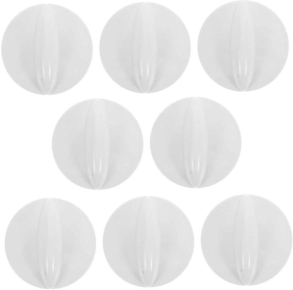 Thermostaat Knoppen - Temperatuurregelaar Koelkast Knoppen - Koelkast Instellen - 7-Niveau Instelling - 3.90 x 3.90 x 2.00 cm - Wit