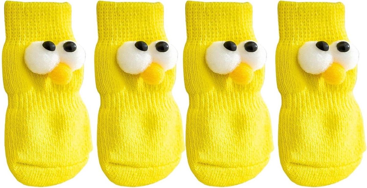 Huisdier Beenbeschermers - Honden Sokken - Veilig Lopen - Antislip Onderkant - 4 Stuks - Multicolor