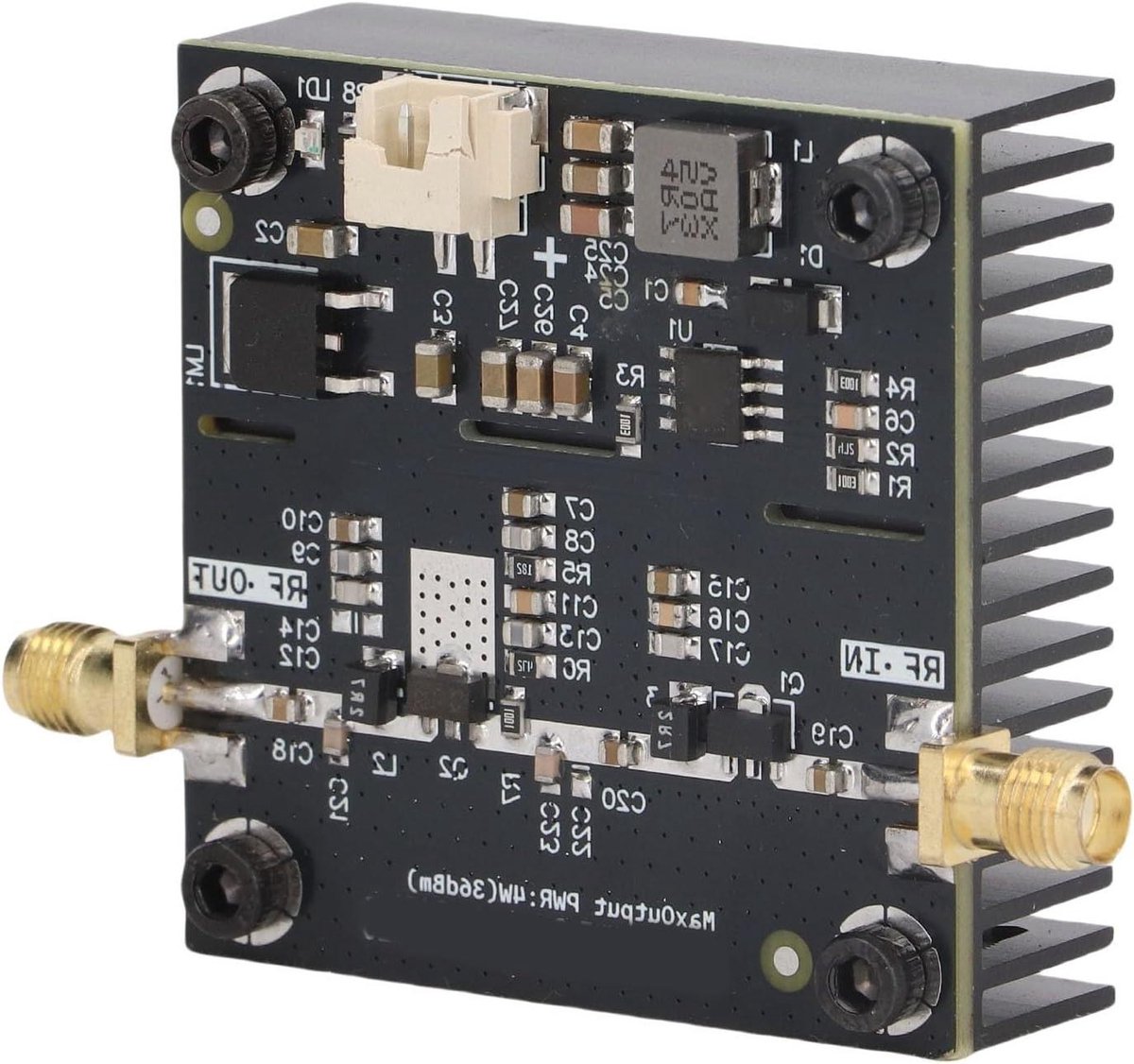 RF Vermogensversterker - HF Versterker Module - Signaal Versterken - 40 DB Gain Stabiliteit - 15 Watt - Niet gespecificeerd