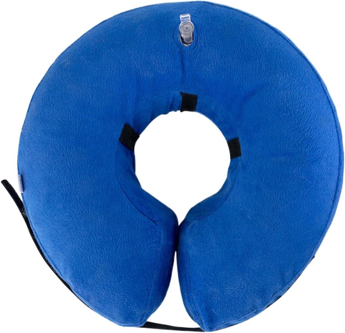 Opblaasbare Halsband - Honden Huisdier - Beschermend Herstel - Verwijderbare Binnenlaag - 25-32 cm Nek - Blauw