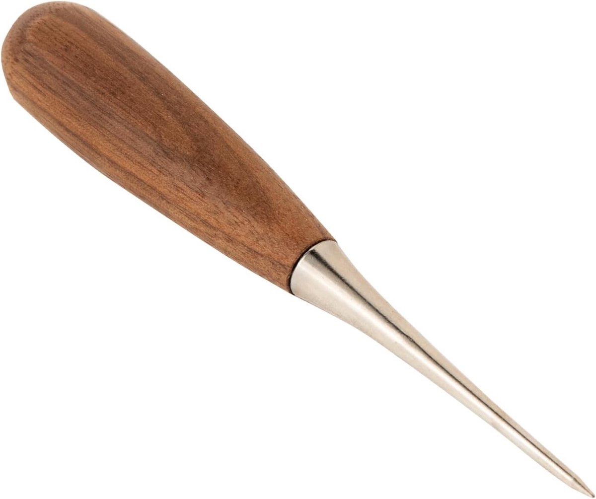 Houten Hamer voor Leerbewerking - Handgereedschap voor Precisie, Boorgat Positionering en DIY Projecten, Verpakking van 1