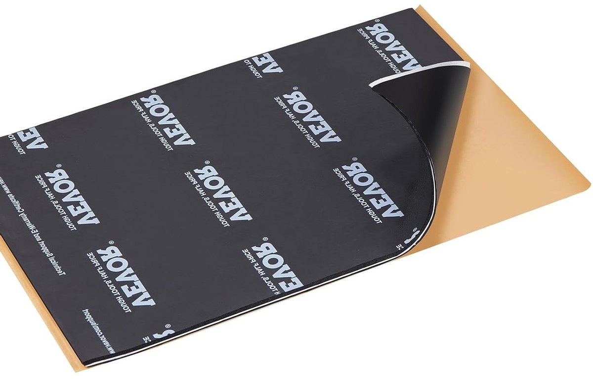 Geluidsisolatie Matten - Auto Isolatie - Geluidsreductie Auto - 3-in-1 Composiet Structuur - 2.3 m² - Zwart