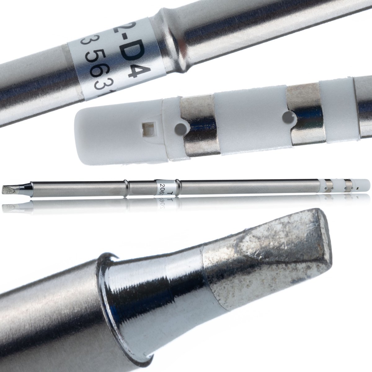 Rosfix Soldeertip T12-D4 - Ingebouwde Verwarming en Temperatuursensor - Snelle Opwarming 300°C in