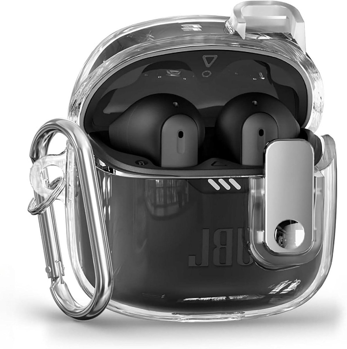 Beschermhoes JBL Tune Flex - Hoesje Siliconen - Koptelefoon Beschermen - Ultradun Zacht - 2 mm - Transparant