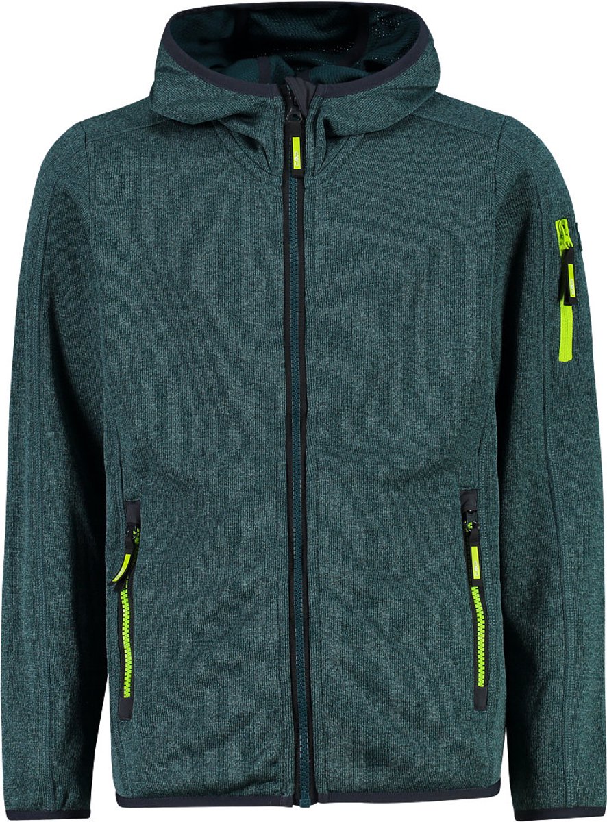 Kinder fleece met capuchon CMP Alpine-antracite-musk