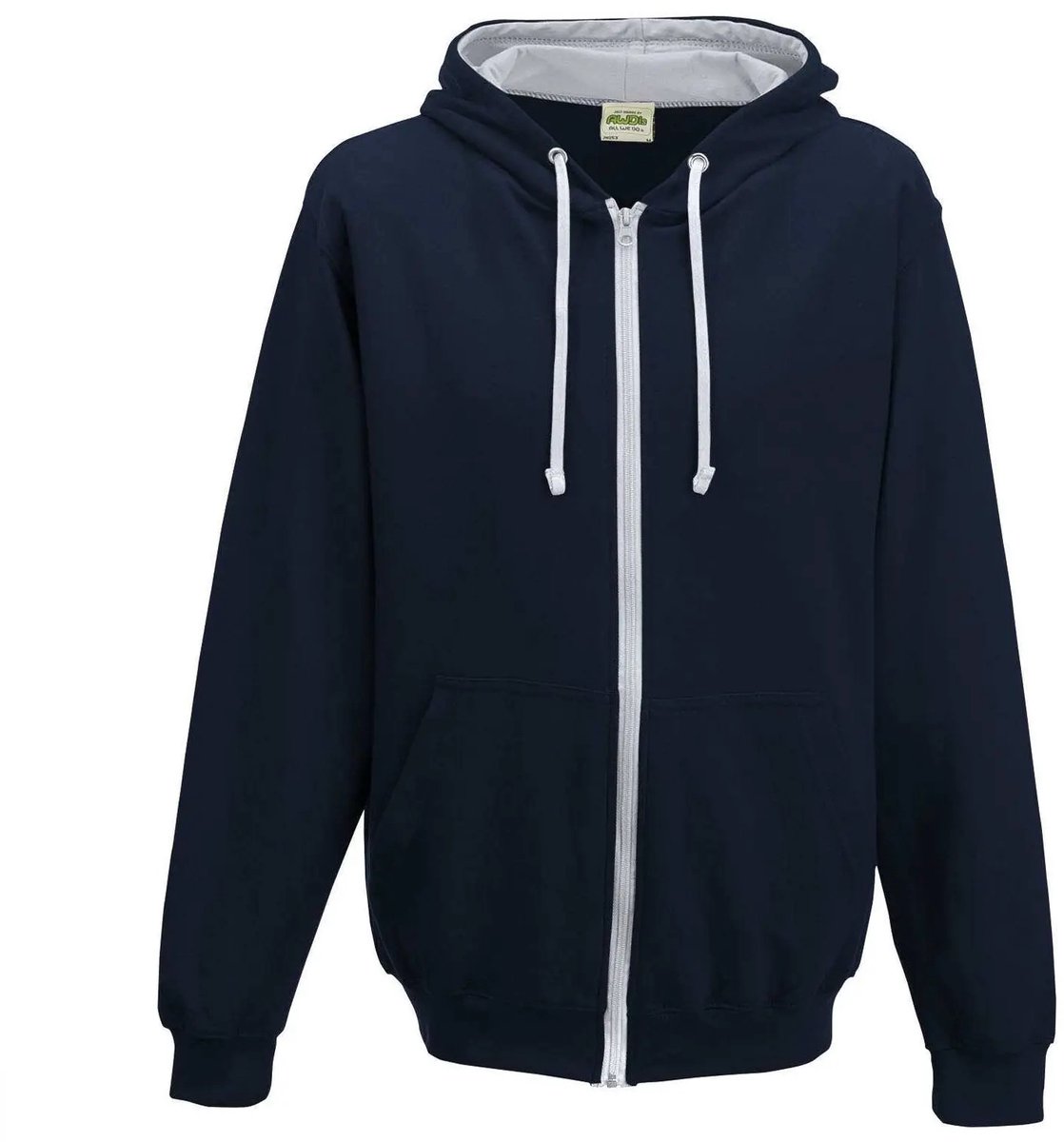 Just Hoods Varsity Zoodie JH053 NEW FRENCH /HEATHER Marineblauw