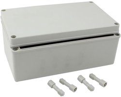 Waterproof Junction Box - Afdichtingsdoos Elektra - Elektrische Aansluitingen Beschermen - IP65 Waterdichtheid - 250 x 150 x 100 mm