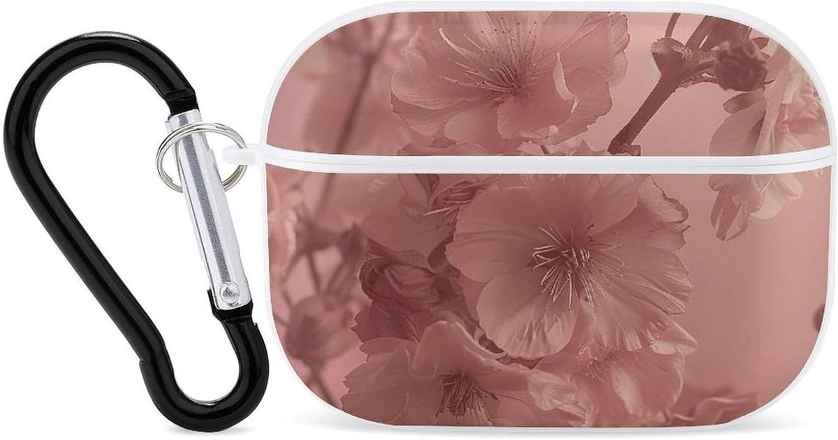 Hoesje voor AirPods Pro - Beschermhoes Oortelefoon - Oortelefoon Beschermen - Met Sleutelhanger - 6.4 x 5 x 2.3 cm
