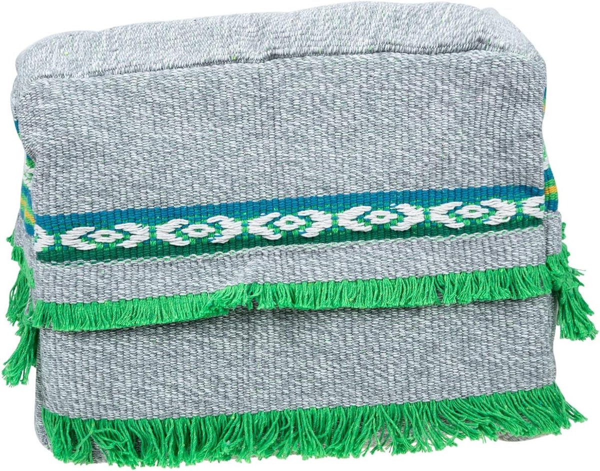 Opvouwbare Voetsteun - Poef met Opbergruimte - Comfortabel Ontspannen - Wasbare Katoenen Hoes - 42x42x33 cm - Diverse Kleur
