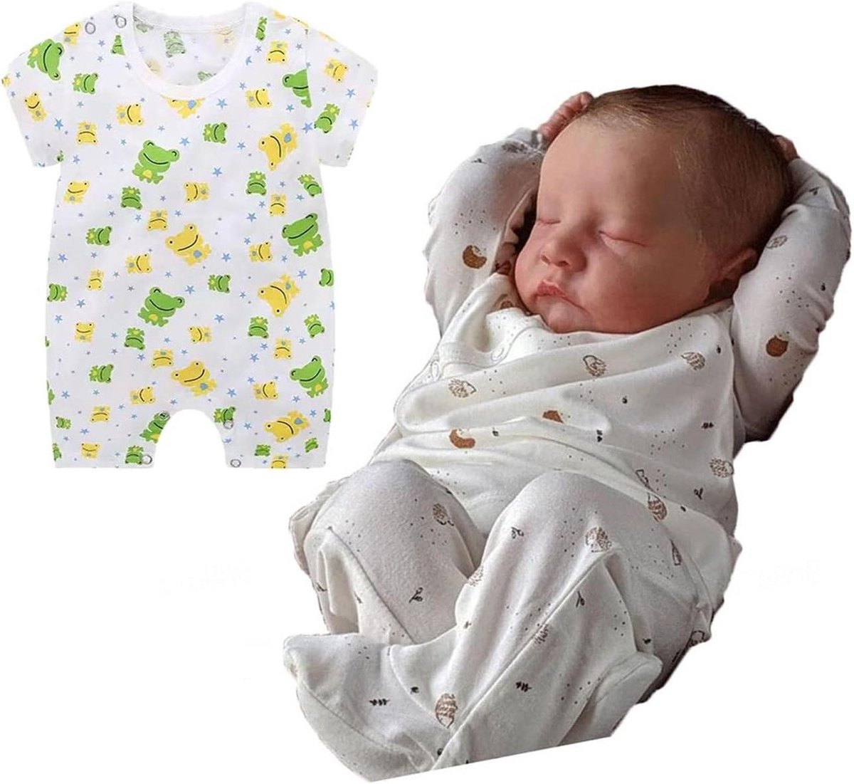Reborn Baby Pop - Handgemaakte Pop Baby Pop - Kinderen Spelen - Volledig Vinyl Lichaam - 19 inch - Jongens