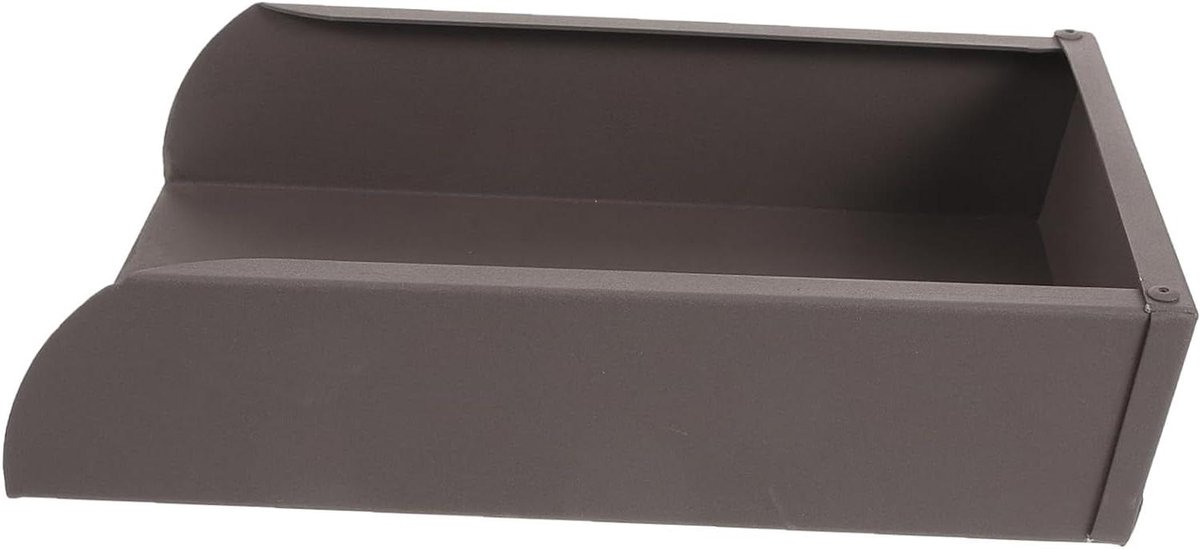 Regenwater Opvangbak - Regenpijp Verlenger Goot - Huis Beschermen - Aluminiumlegering Materiaal - 29 x 20 x 7 cm - Koffie