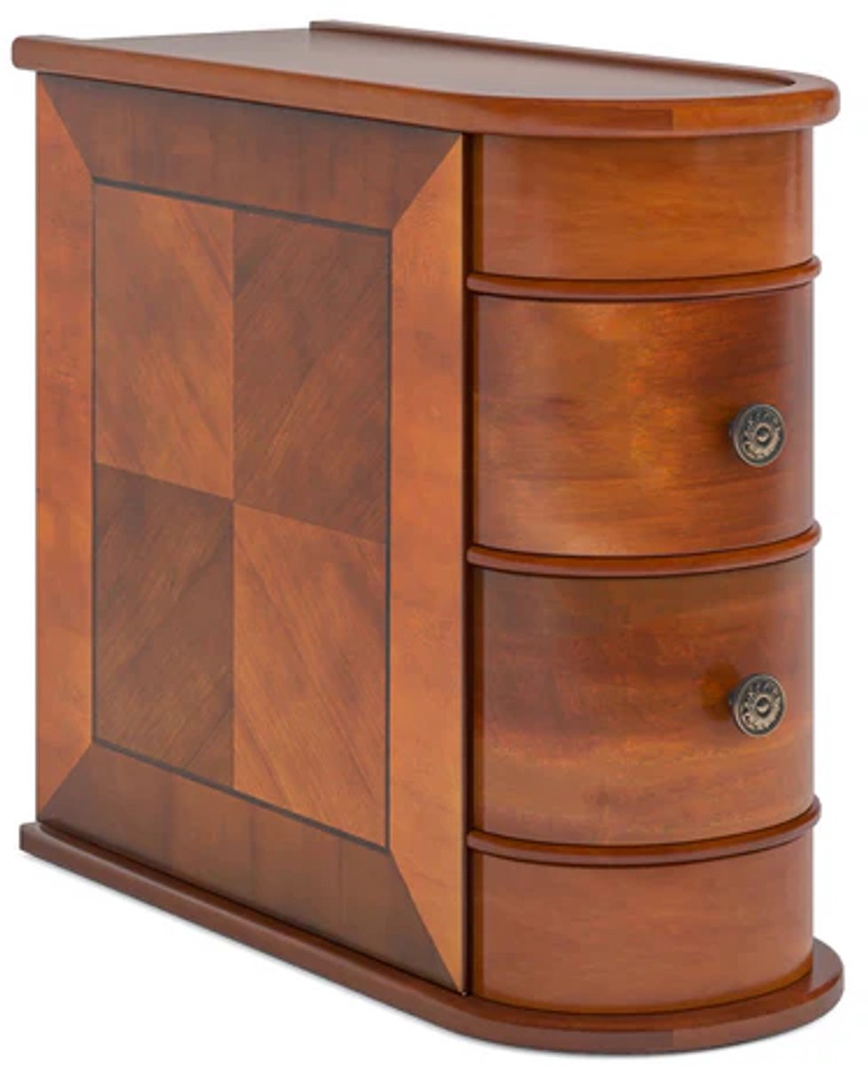 DMG Supply Bijzettafel met 2 lades - 60 x 27 x 60 cm - Bruin - Hout
