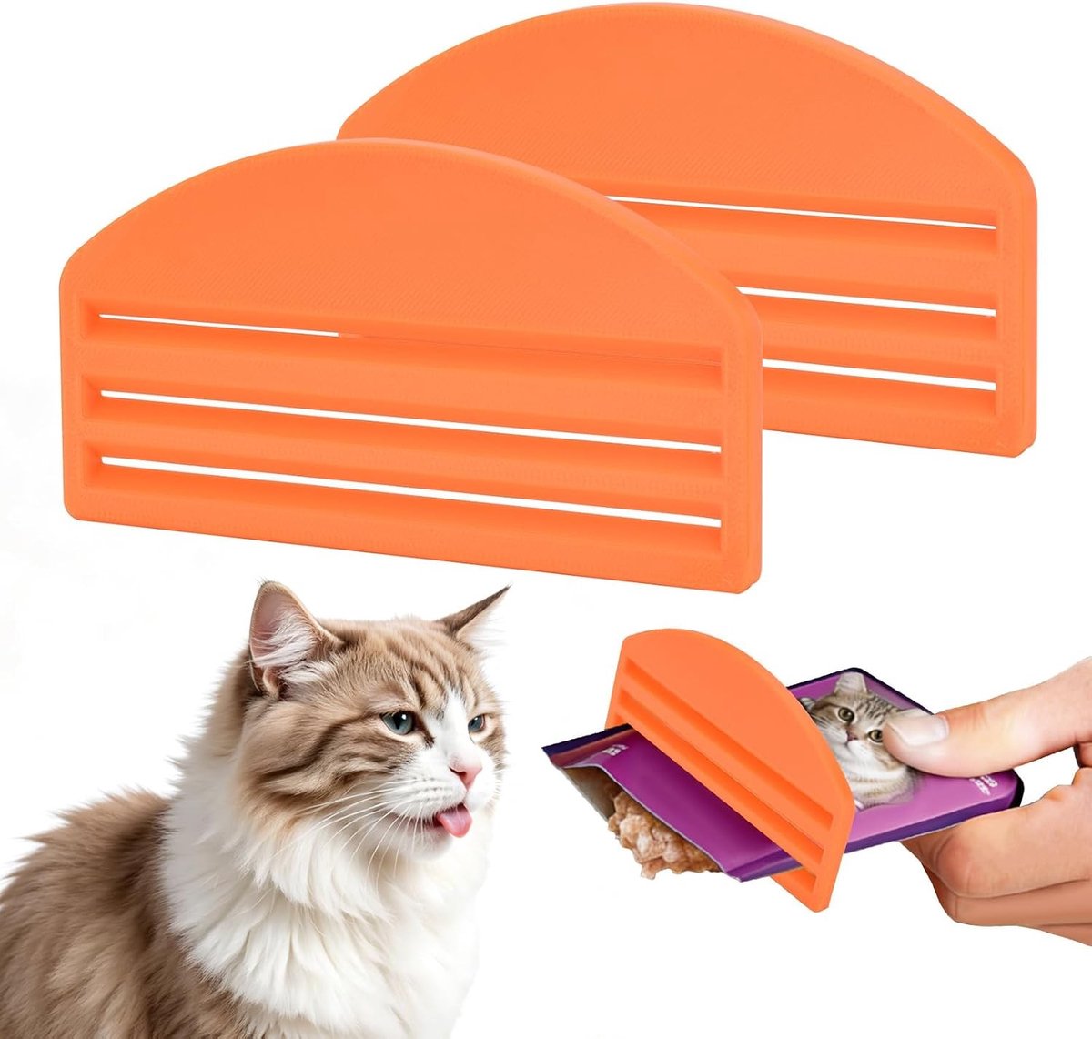 Kattenvoer Strip Squeezer - Compacte Squeezer voor Lickable Treats en Nat Voeding, Ideaal voor Tuin en Buitenactiviteiten