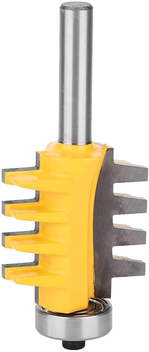 8mm Schacht Vingerverbinding Freesbit voor Houtbewerking, Perfect voor Verbinden van Hout en Hoekverbindingen
