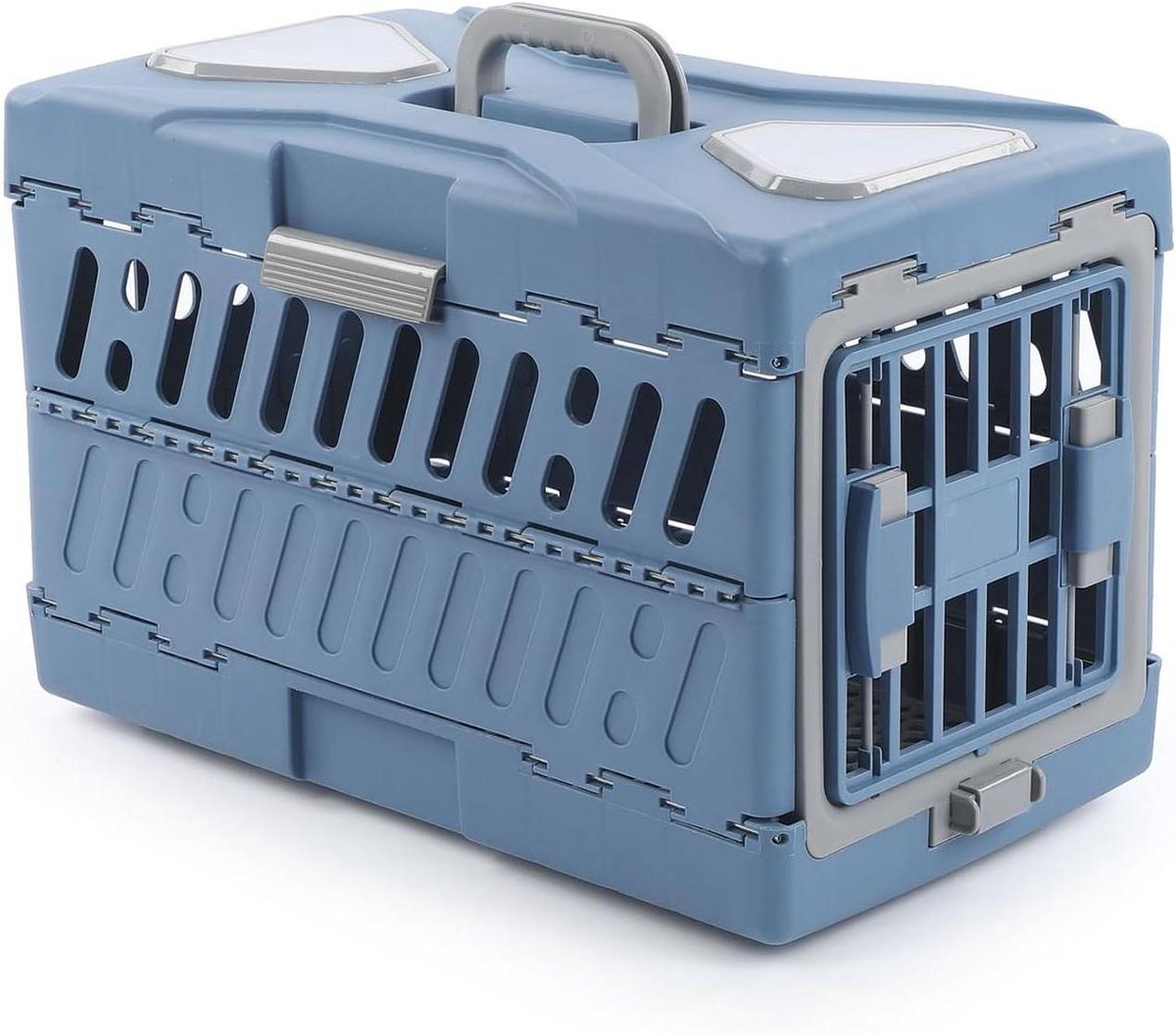 Huisdier Transporttas - Draagtas Kat Hond - Veilig Reizen - Opvouwbaar Ontwerp - 56 x 33 x 15 cm - Geel