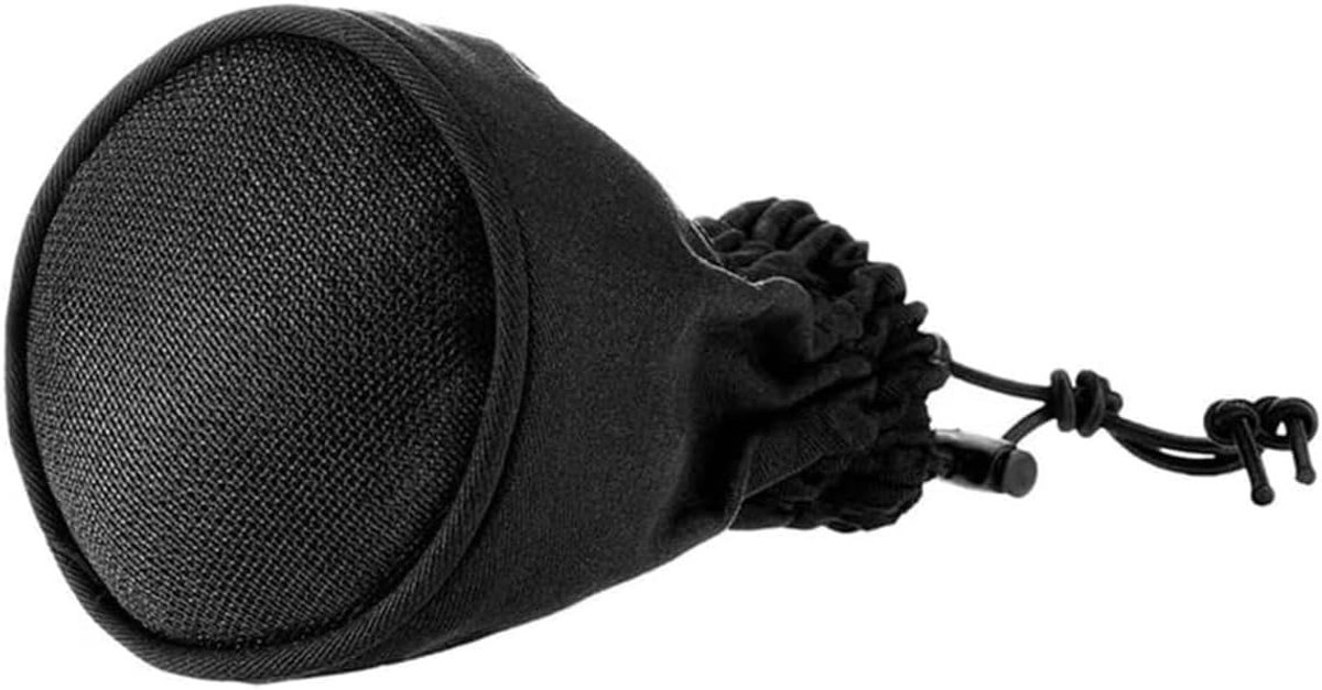 Haardroger Diffuser - Zwart - 9,5 x 13,5 cm - Opvouwbaar Nylon Opzetstuk voor Krullend Haar