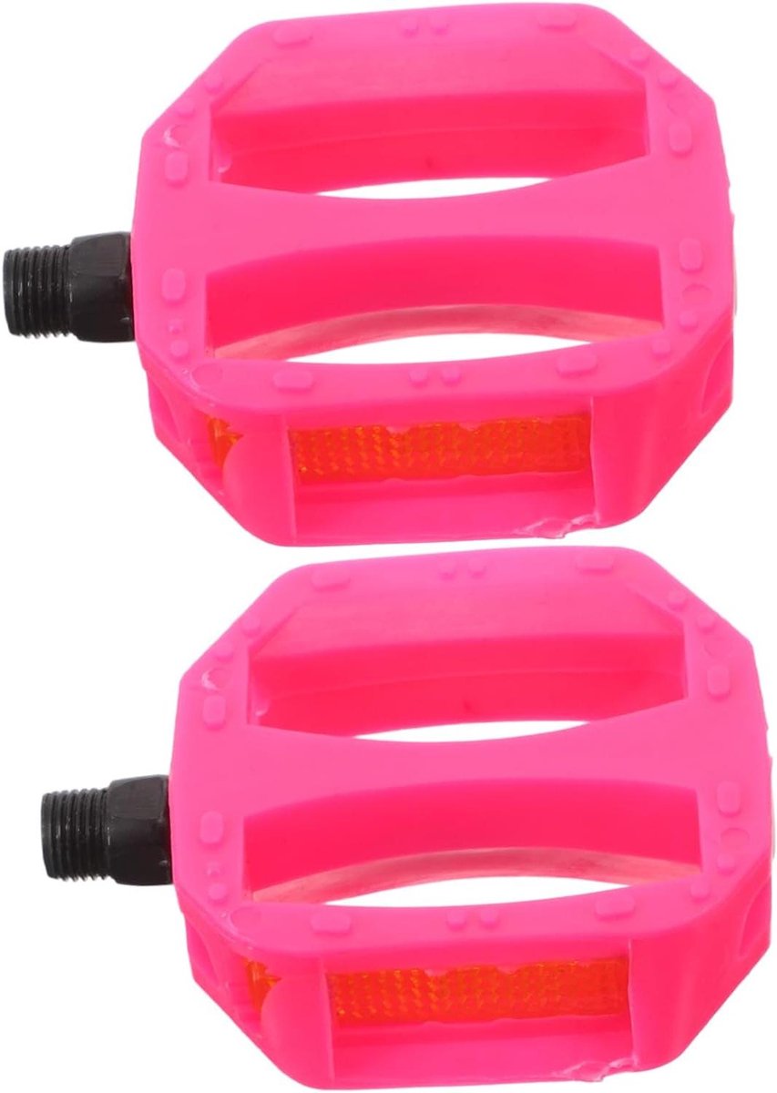 Kinderfiets Pedalen - Fietspedalen Kinderen - Veilig Fietsen - Antislip Ontwerp - 9 x 7 x 2 cm - Roze