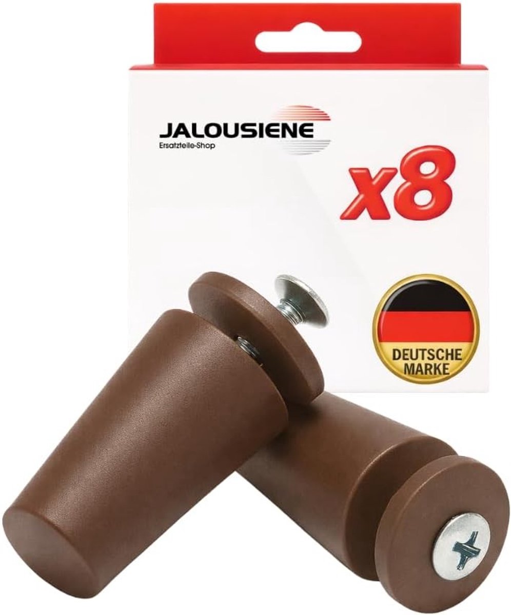 Rolluikstopper - Bruin - Gesloten - Voor Effectieve Aanslagbeveiliging