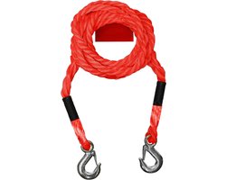 Sleepkabel - Sleeptouw trekkabel - Voertuigen slepen - Hoge rekbaarheid - 4 meter - rood