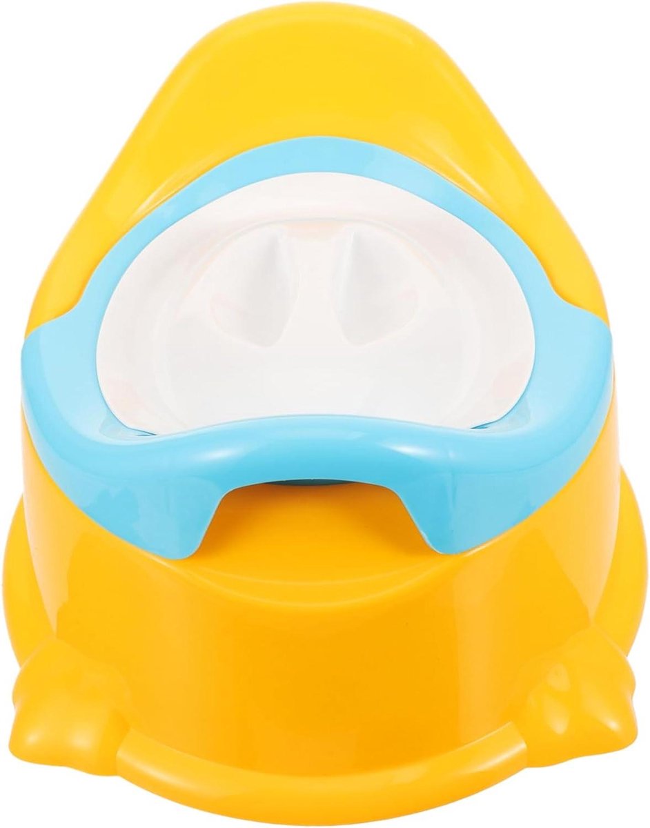 Kinder WC Potje - Zindelijkheidstrainer Peuter - Thuis Gebruiken - Afneembare Pot - 31 x 25 x 19.5 cm - Geel