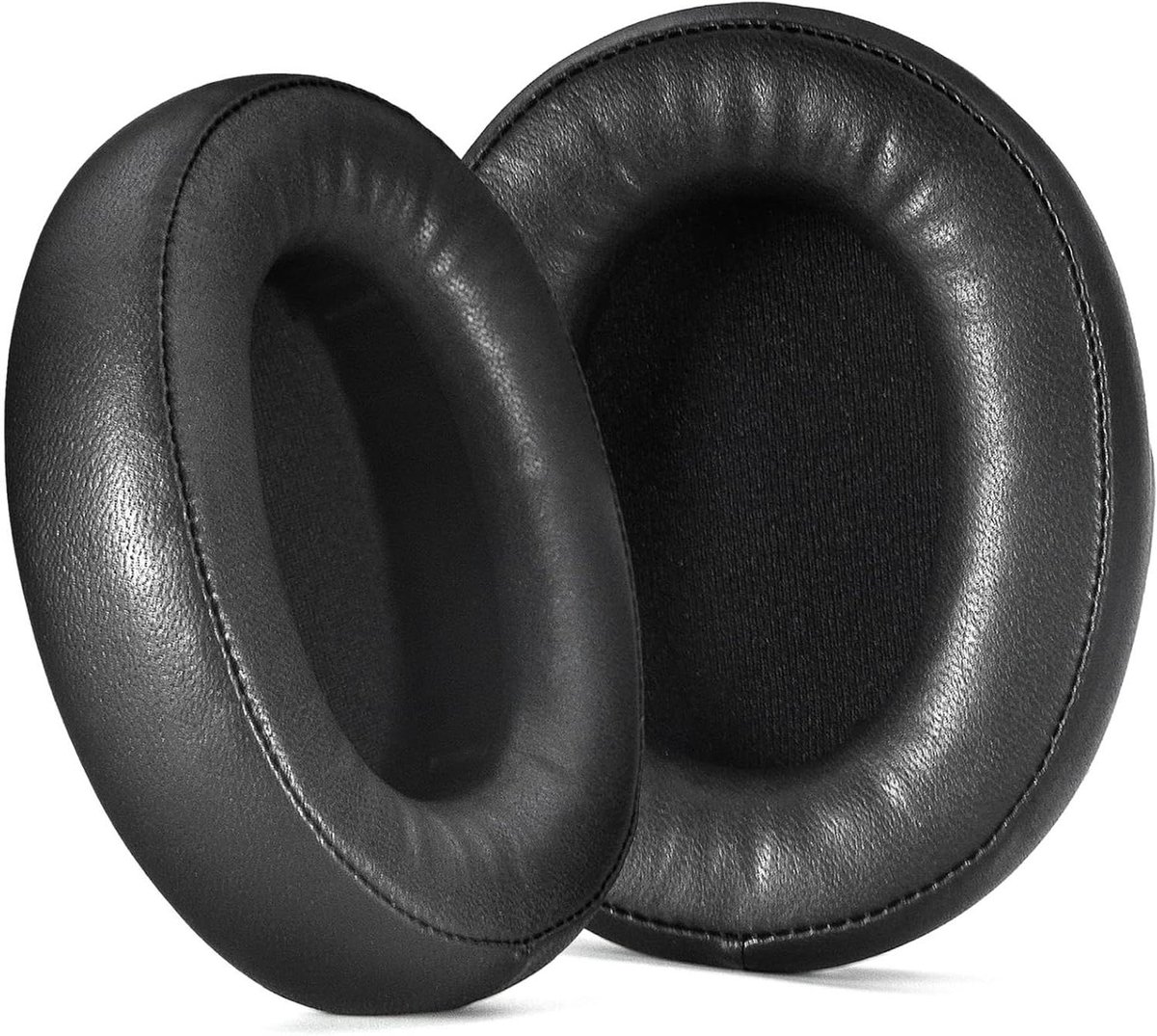 Vervangende oorkussens - Koptelefoon pads - Geluidsisolatie - Traagschuim - 105 x 85 mm - Zwart