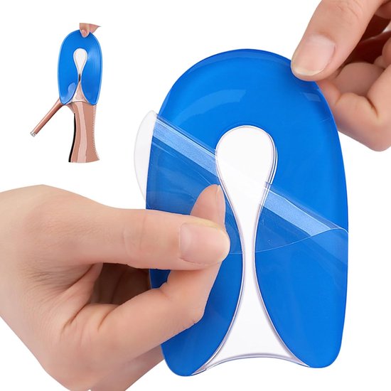 Verzachtende en Lichtgewicht Gel Hakcups voor Plantar Fasciitis, Hielspoor en Hielpijn, Ondersteuning voor Achillespees en Gebarsten Hielen — afbeelding 3
