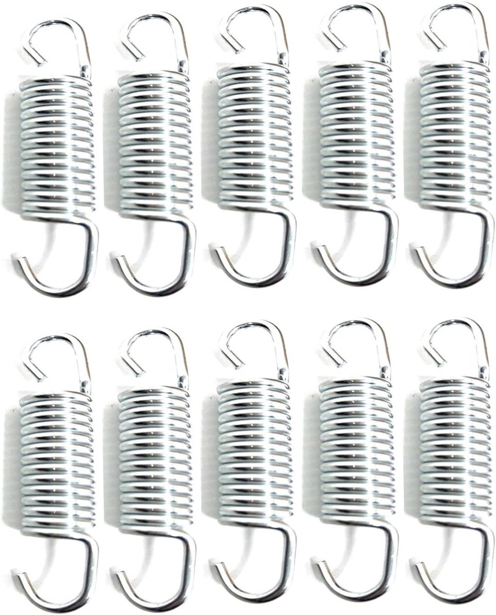 Trampoline veren - Reserveonderdelen - Trampoline reparatie - Roestbestendig materiaal - 87 cm - Zilverkleurig