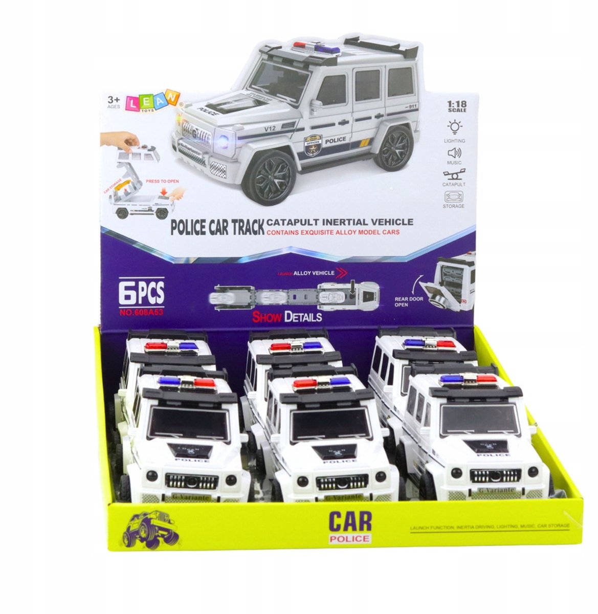 Politiewagen Off-Road met Geluid & Licht, Speelgoed voor Kinderen