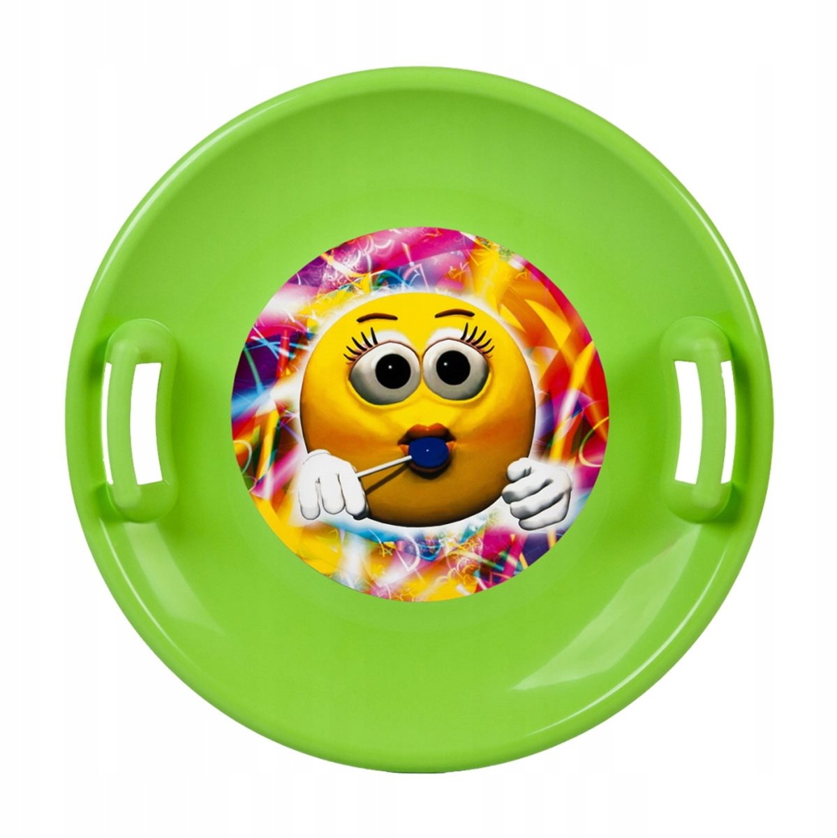 Sneeuwslee Groen Meisje Emoji - Merkloos