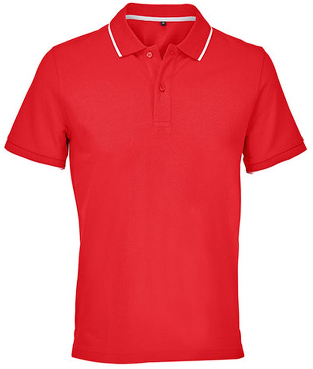 SOL'S Unisex Polo Shirt Palermo L04769 - Bright Red/White - 3XL
