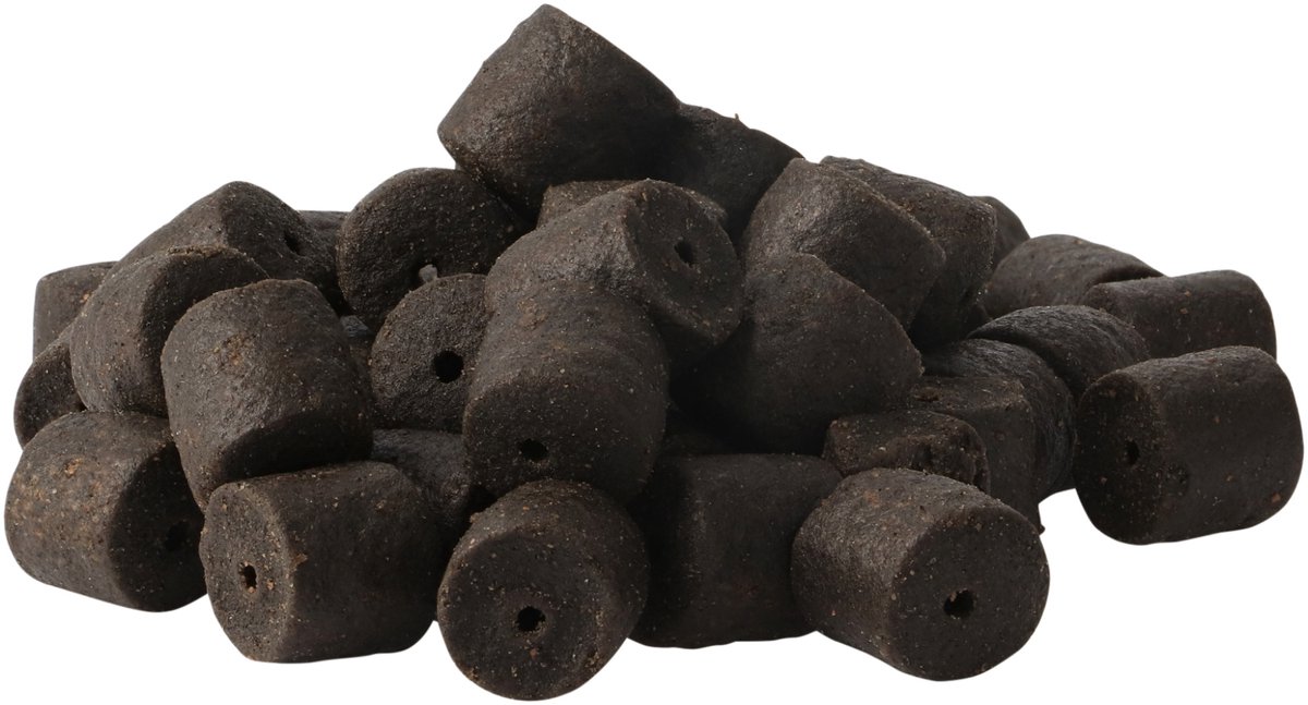Reniers Fishing Premium Select Black Halibut Pre-Drilled 14mm – Doorboorde Haakpellets voor Karper, Meerval en Steur - Maat : 1 kilo