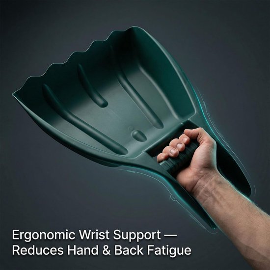 Bladschep Handharken - Bladvanger Tuinhandschoenen - Bladeren Verzamelen - Ergonomische Polssteunen - 335 x 108 x 48 cm - Groen — afbeelding 2