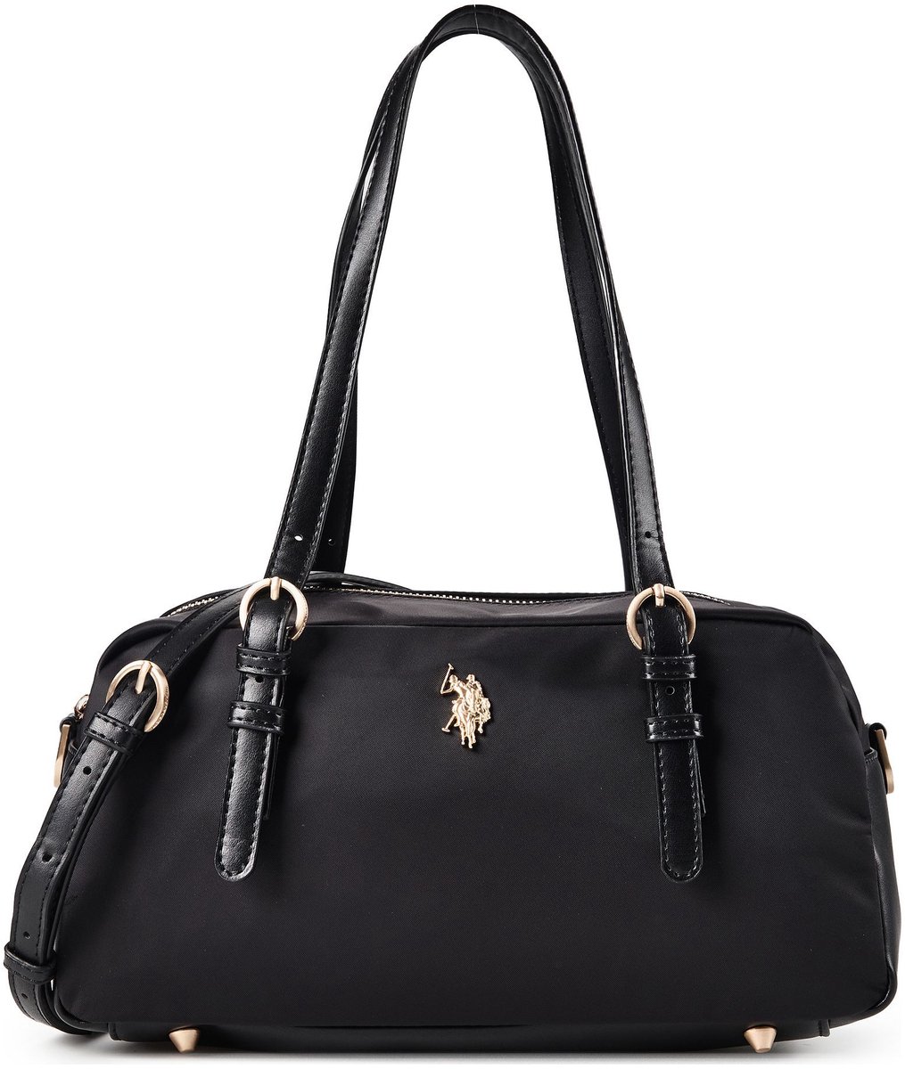 U.S. POLO ASSN. schoudertas Houston Bowling Bag Black zwart
