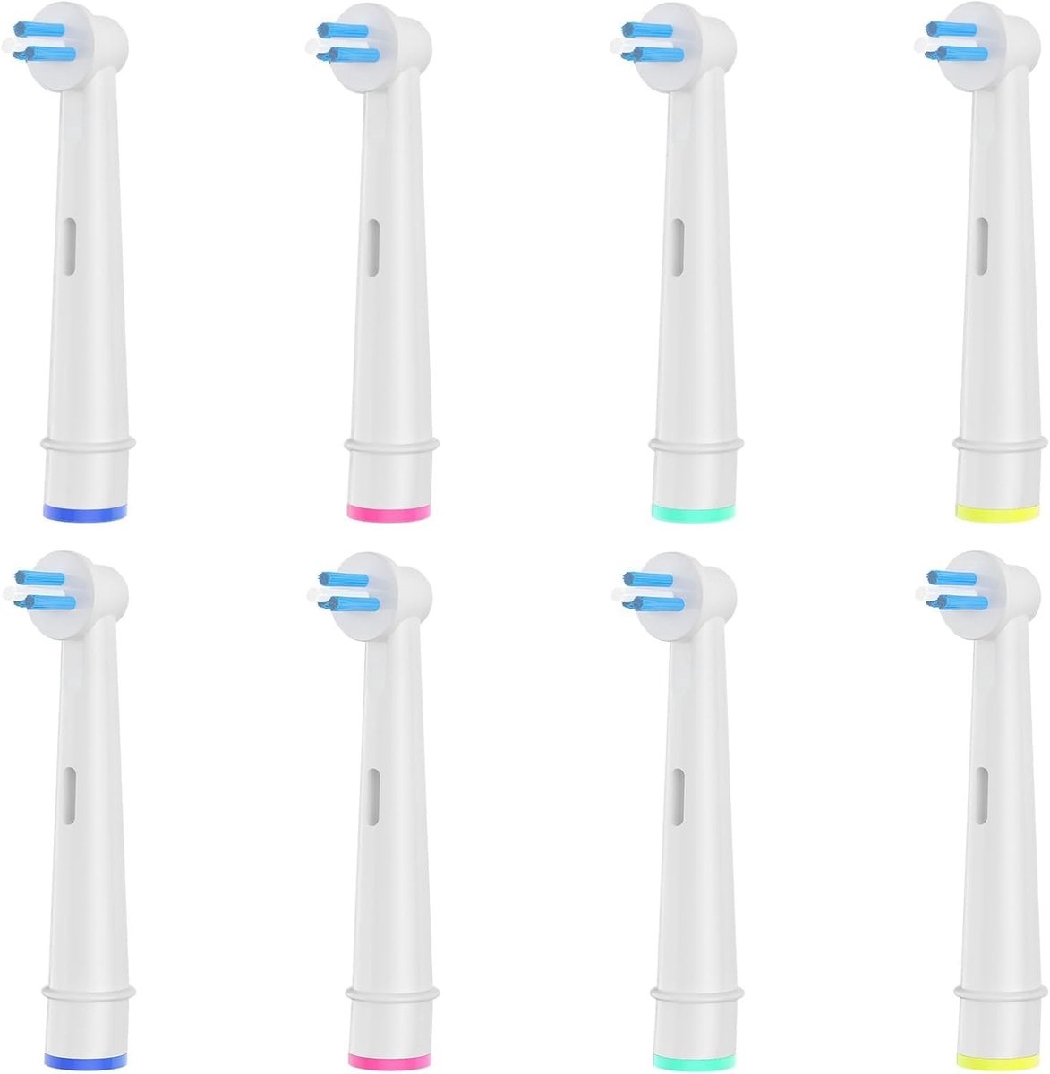 Reserveborstelkoppen voor Elektrische Tandenborstel - 8 Stuks - Compatibel met Oral B - Effectieve Reiniging voor Tanden en Tussenruimtes
