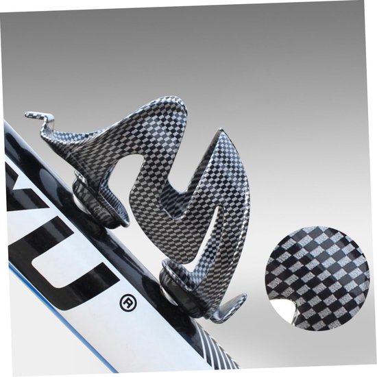 Fiets Bidonhouder - Fleshouder Fiets - Hydratatie Onderweg - Lichtgewicht Koolstofvezel - 4 Stuks - Zwart — afbeelding 2