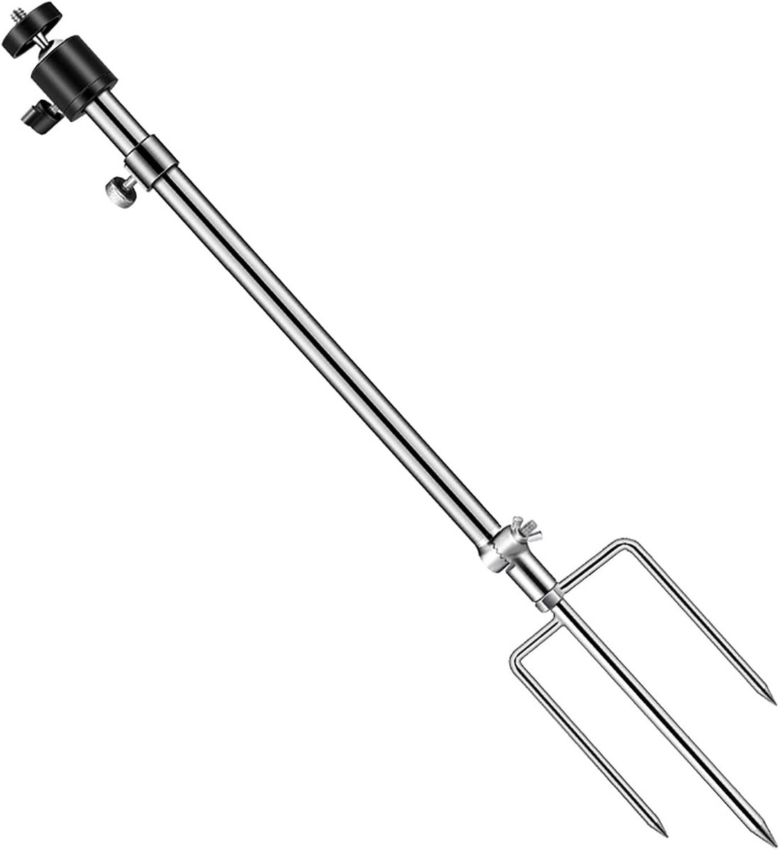 Wildcamera Houder - Roestvrijstaal - Verstelbaar 40-80 cm - 360° Draaibare Bevestiging - Voor Buitengebruik