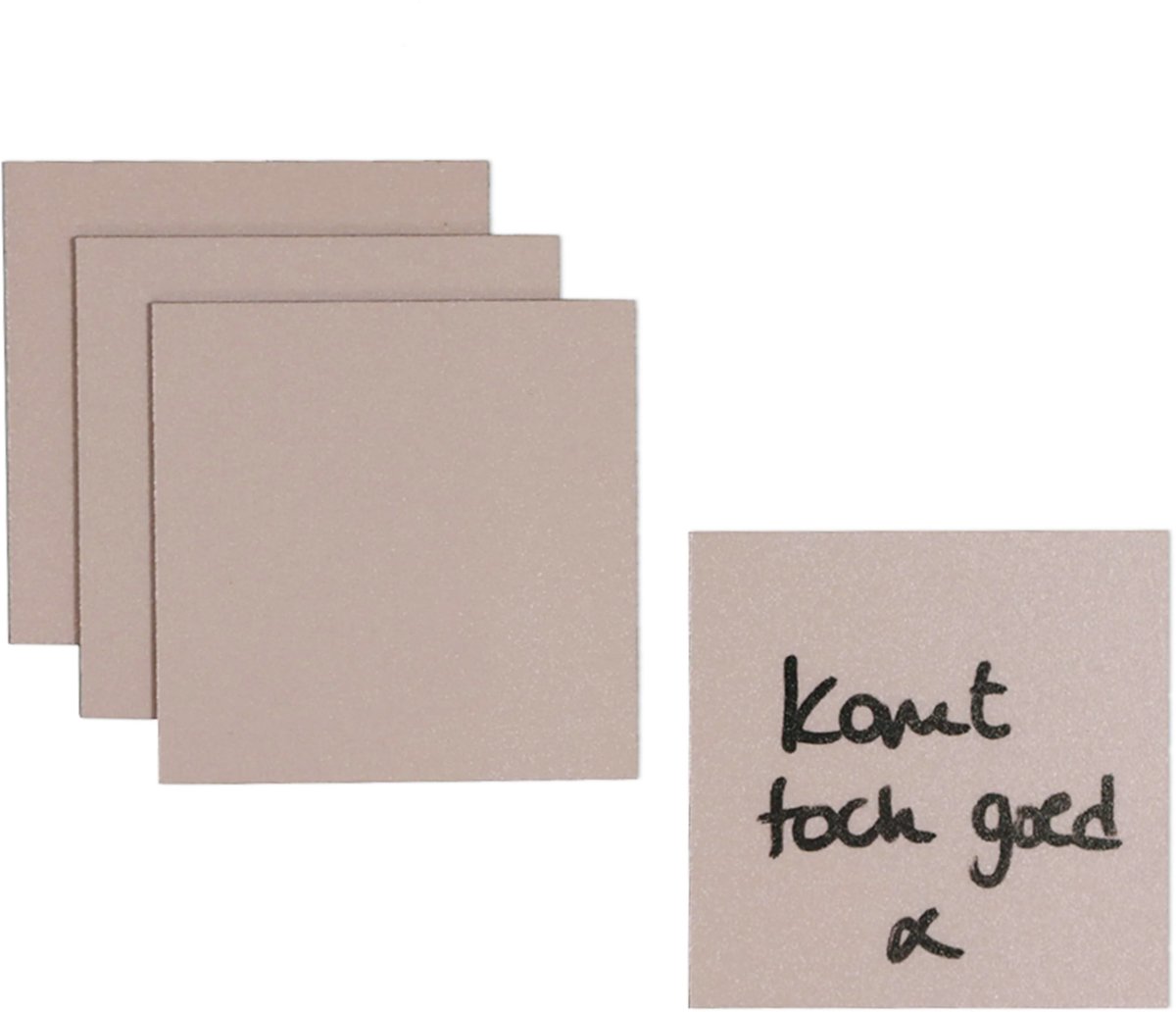 Beschrijfbare Magneetlabels Heartwood 9,5x9,5cm - Kamer26