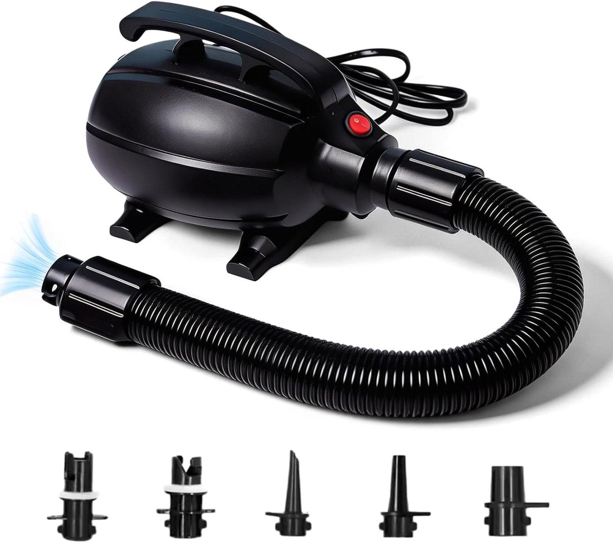 Elektrische Luchtpomp - Luchtbed Pomp - Opblaasbare Producten Vullen - 600W Krachtige Motor - 17 x 11 x 13 cm