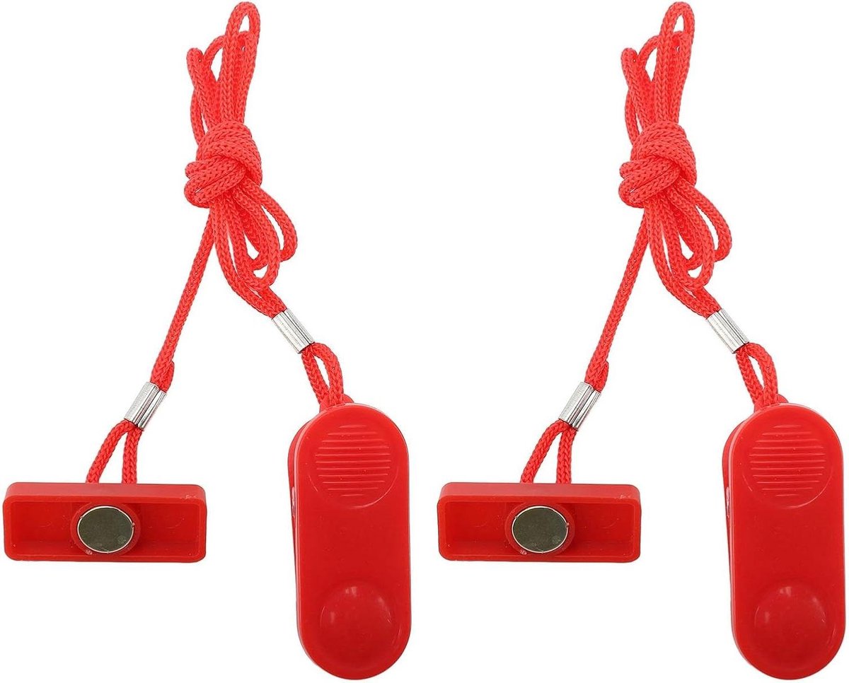 Magnetische Loopband Sleutel - Veiligheidsslot Fitness - Veilig Trainen - Automatische Noodstop - 2 Stuks - Zwart