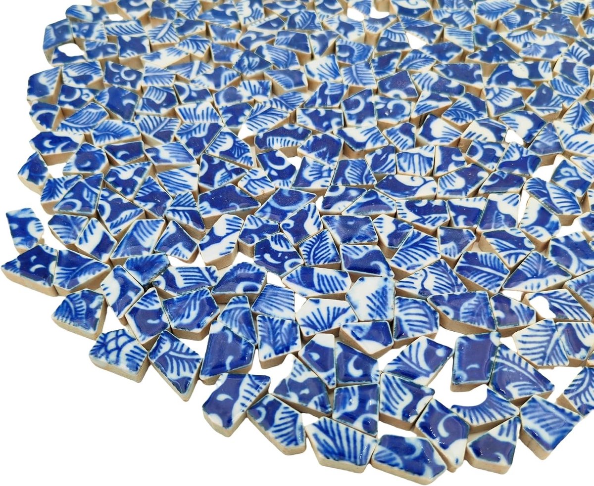 Mozaïektegels - Porselein - 0,39 - 2 cm - Duurzame Keramische Tegels voor DIY-projecten