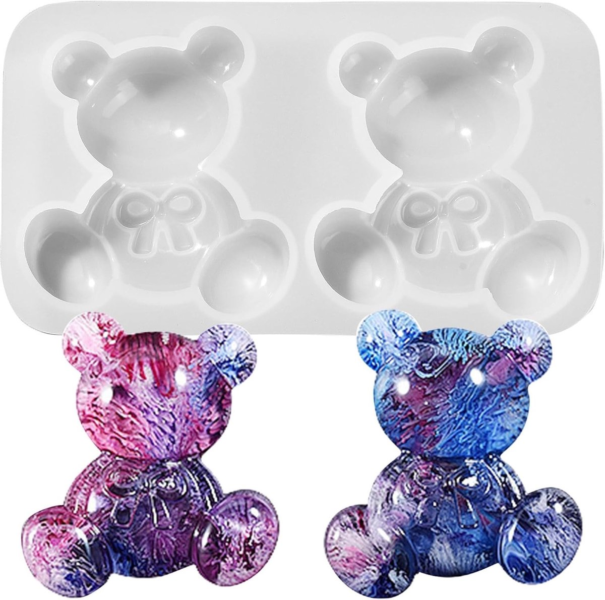 Schattige Dieren Mallen van Silicoon voor Hars, Sieraden en Creatieve Knutselprojecten voor Thuisdecoratie