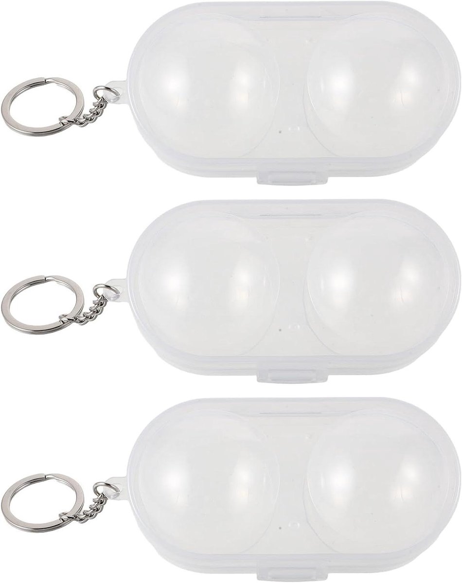 Opbergdoos Tafeltennisballen - Pingpongbal Houder - Sport Organisatie - Gestructureerde Bescherming - 9 x 45 x 45 cm - Transparant