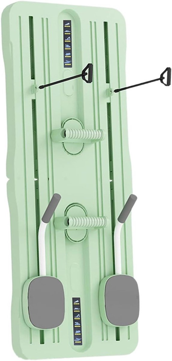 Pilates Board - Fitness Plank - Thuis Trainen - Multifunctioneel Fitnessapparaat - 105 cm - Groen