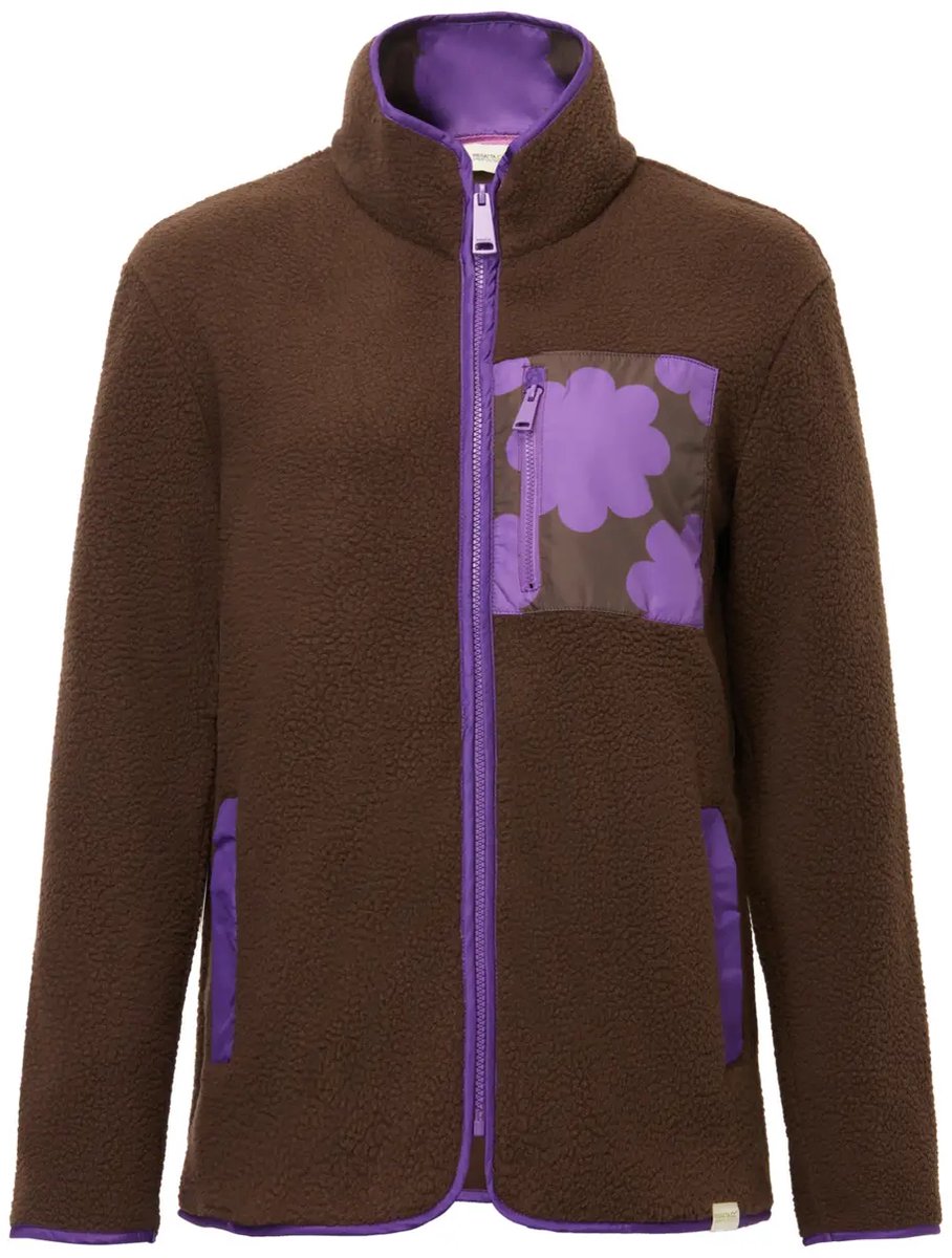 Fleece met opdruk voor dames Regatta Orla Paars